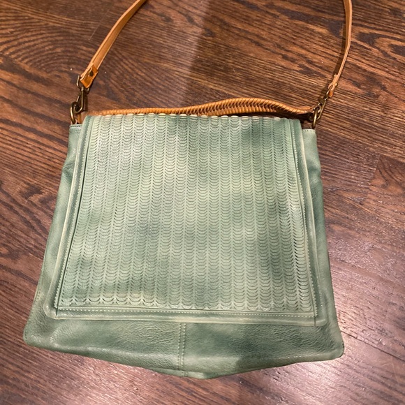 Free People Handbags - Free People teal shoulder bag